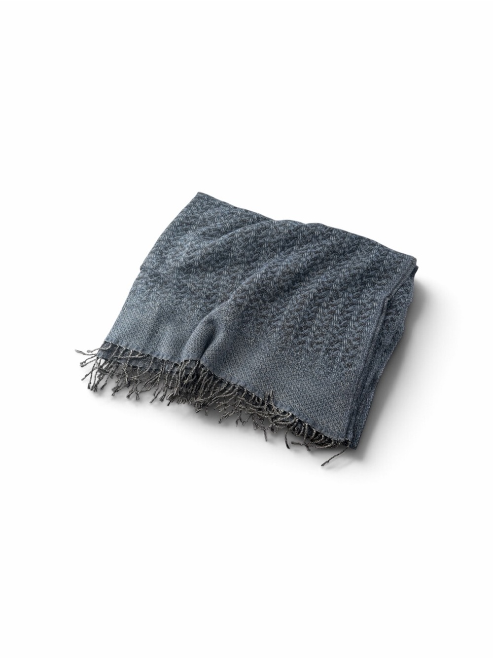 Arhaus Wool Cotton Blend Throw Blanket 50”x 70” Lagenlook Hygge Quiet Luxury